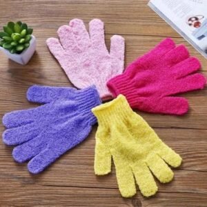 Shower Gloves Exfoliating Wash Skin Spa Bath Gloves