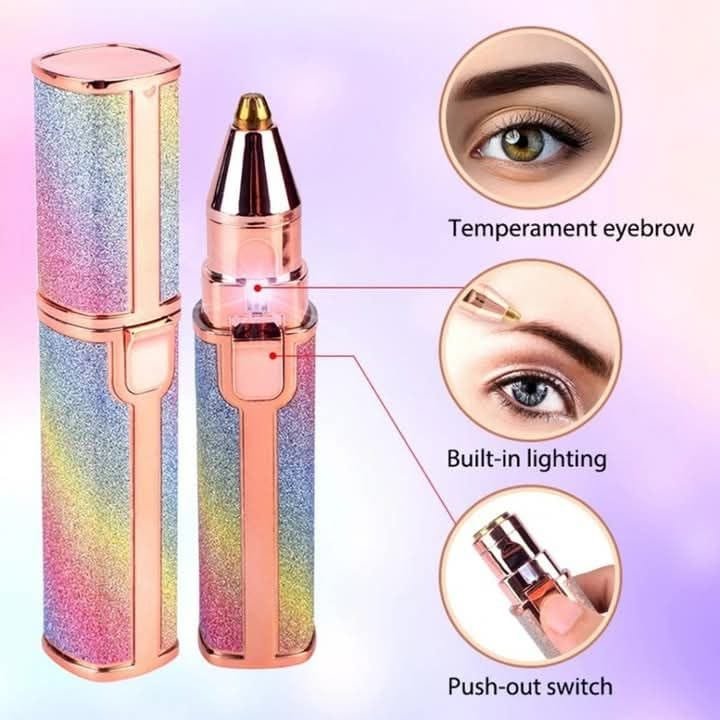 Chargeable Flawless 2 in 1 Eye Brow And Facial Hair Remover