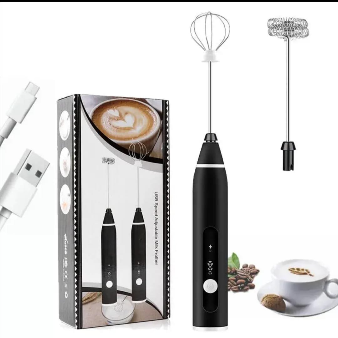 USB rechargeable electric milk frother