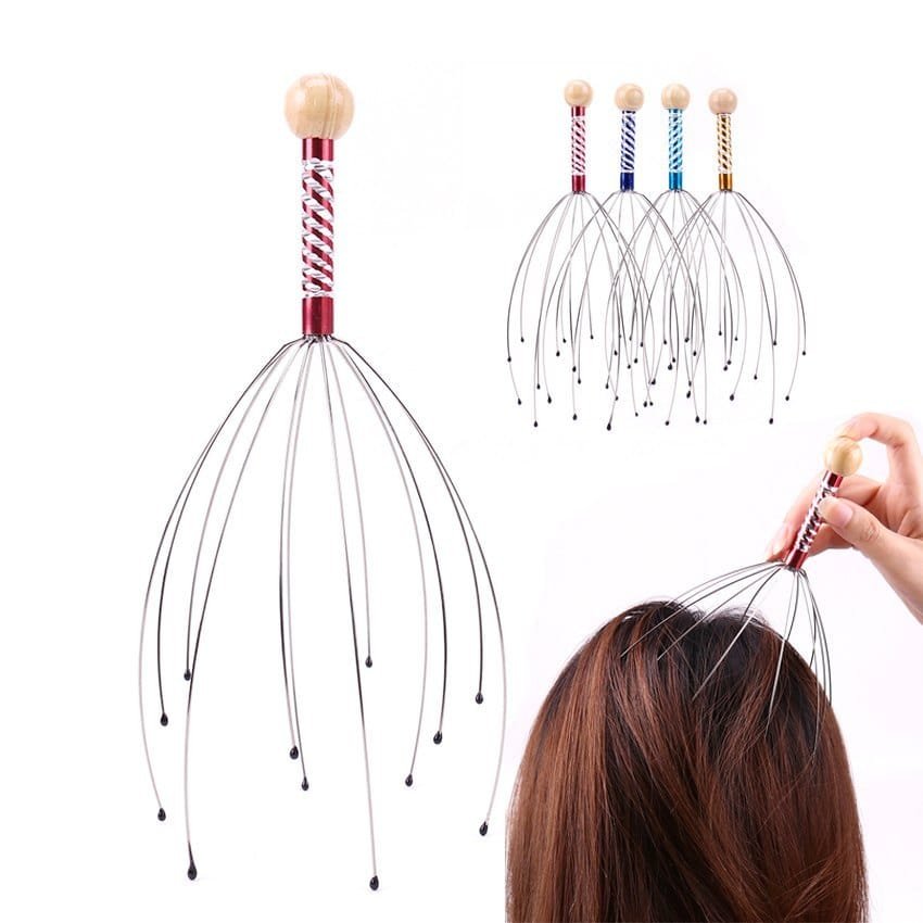octopus-shaped head massager