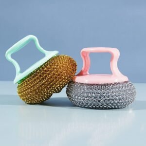 Dishwashing Brush Durable Dish Scrubber with Handle
