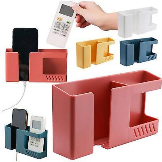 wall-mounted, punch-free 2-in-1 organizer