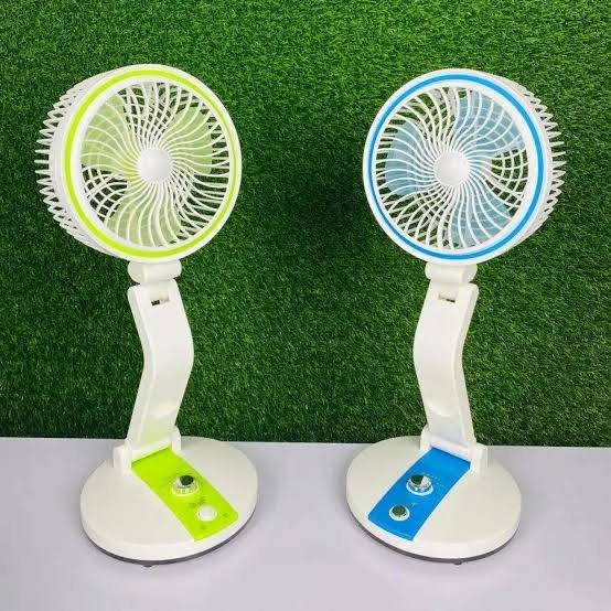 rechargable folding fan