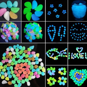 Radium Stone Colorful Luminous Glowing Pebbles